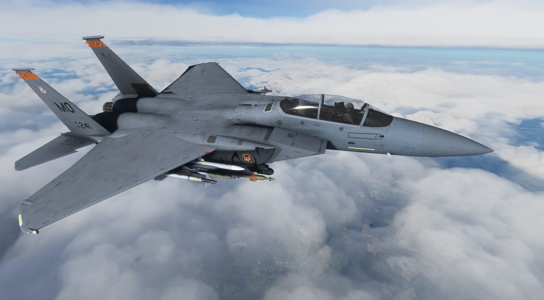 Microsoft Flight Simulator F-15 Add-On Recovers From Terrifying Spin in New Video 1 Microsoft Flight Simulator F-15 Add-On Recovers From Terrifying Spin in New Video 1