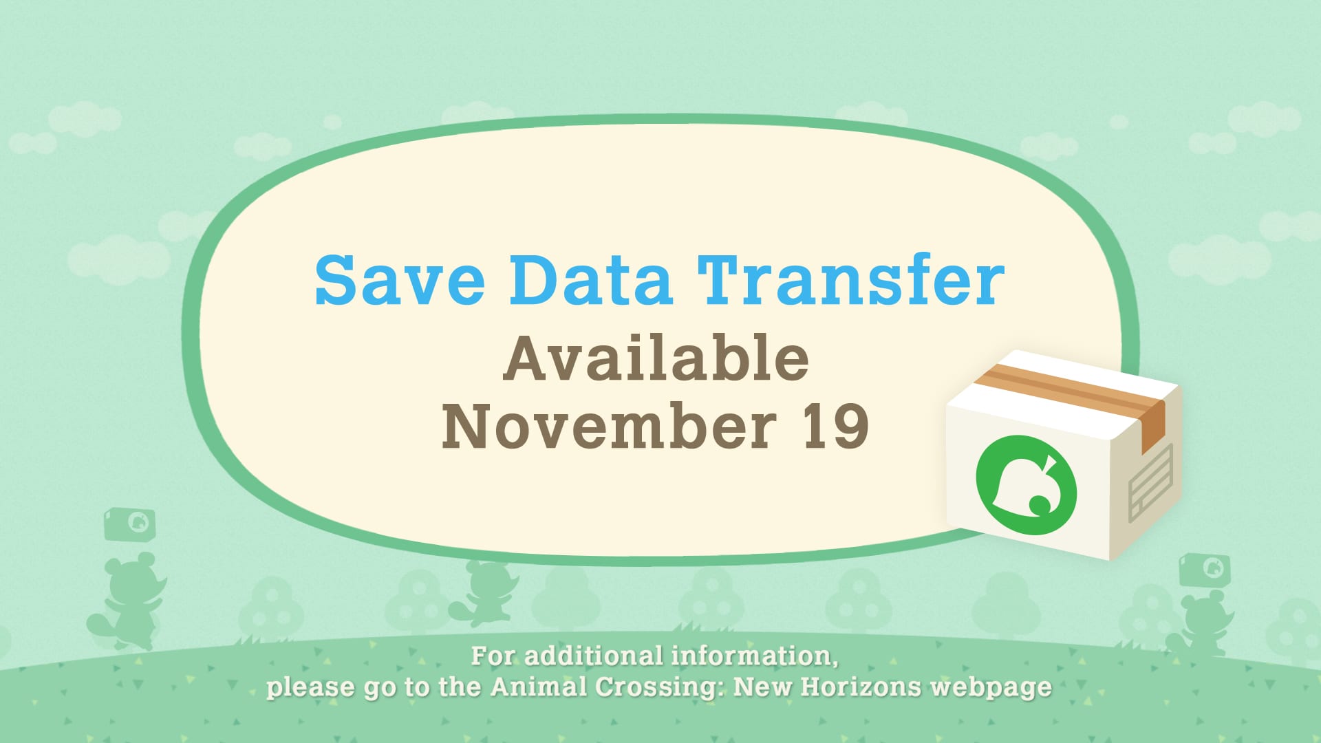 Some Extremely Requested Fan Options Are Being Added To Animal Crossing: New Horizons 2 save data transfer