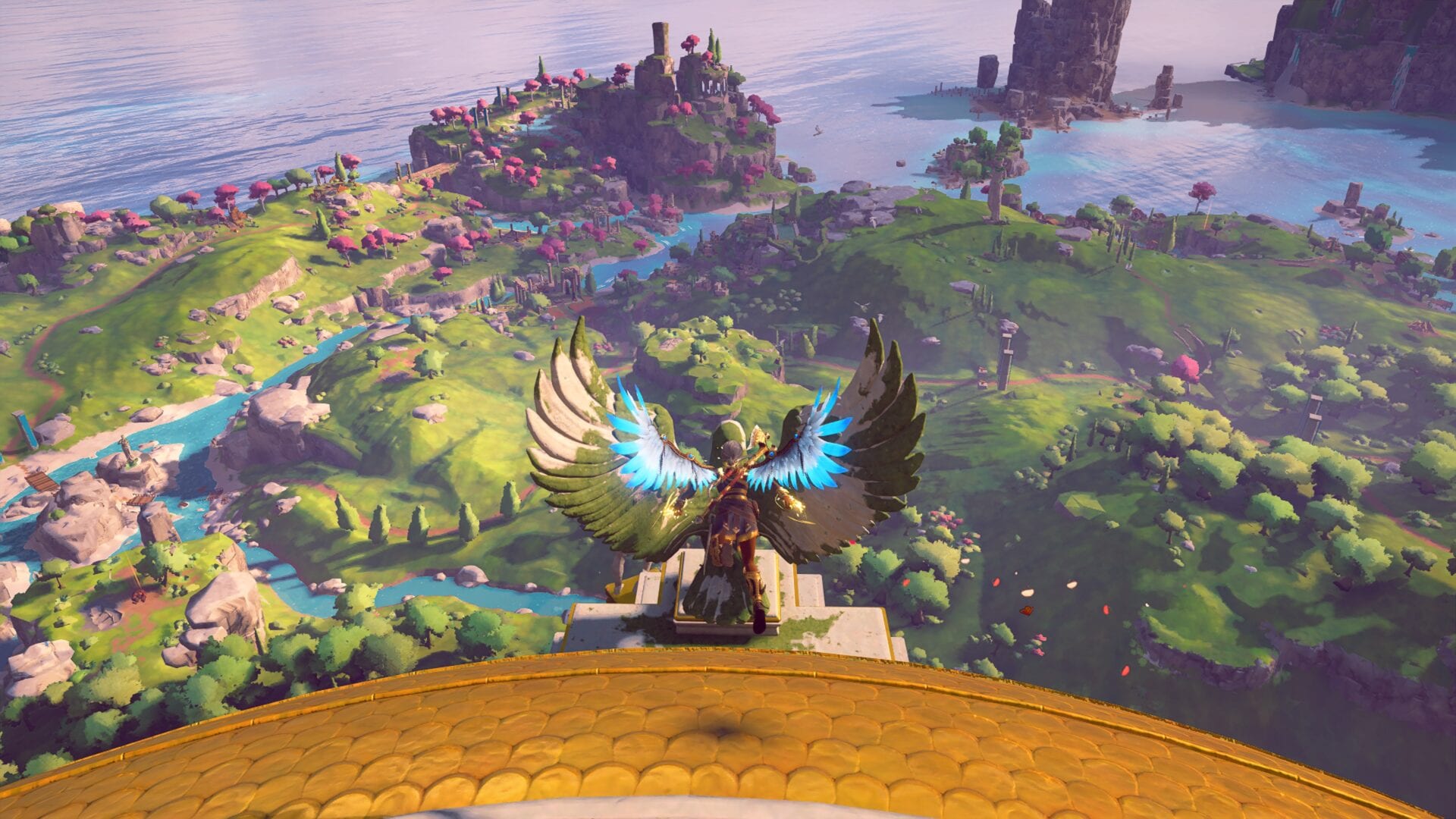 Immortals Fenyx Rising’s Humor Makes It Stand Out From Different Ubisoft Titles 2 Immortals Fenyx Rising Gliding