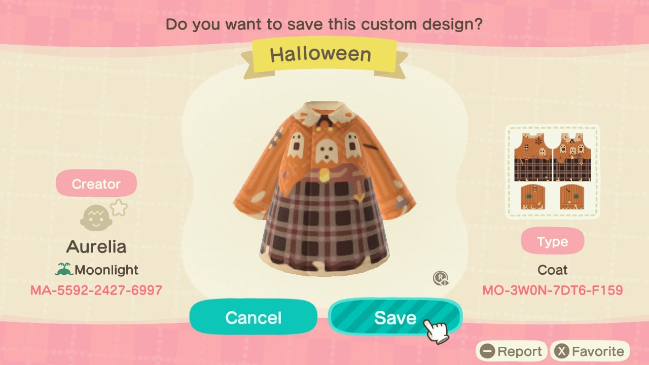 Greatest Animal Crossing Outfits Good for Halloween 7 Halloween Coat